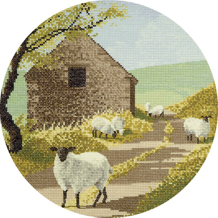 Набор для вышивания Heritage JCST244E Sheep Track