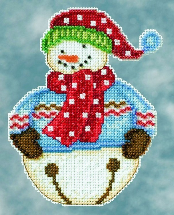 Набор для вышивания Mill Hill DM204101 Jingle Snowbell (Снежный звон бубенчика)