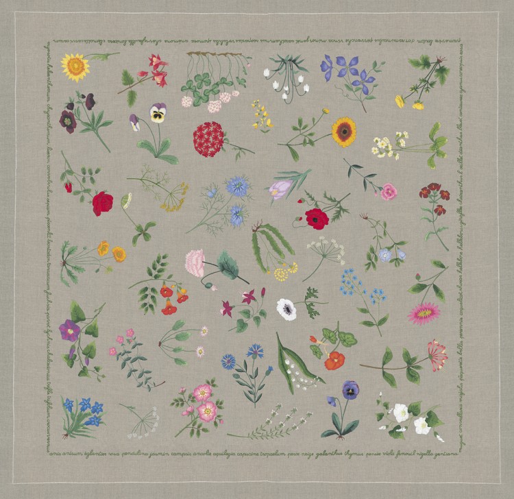 Набор для вышивания Le Bonheur des Dames 6103 Скатерть "Imprime Floral" (Цветочный Принт)