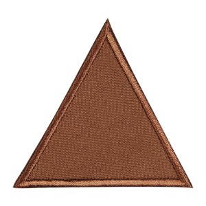 HKM 39469 Термоаппликация "Треугольник коричневый большой