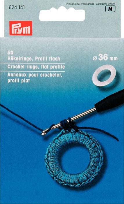Prym 624141 Кольца для обвязывания крючком