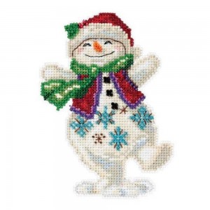 Mill Hill JS201613 Snowman Dancing (Танцующий снеговик)