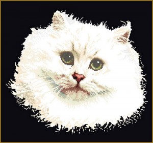 Thea Gouverneur 1045.05 White Persian Cat