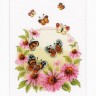 Набор для вышивания Vervaco PN-0021838 Эхинацея и бабочки