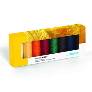 Amann Group Mettler PS8-Kit Набор с нитками Poly Sheen в подарочной упаковке, 8 катушек