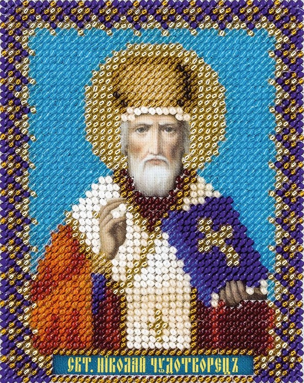 Набор для вышивания Панна CM-1338 (ЦМ-1338) Икона Святителя Николая Чудотворца