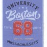 HKM 90802 Термоаппликация "Университет Бостон 68"