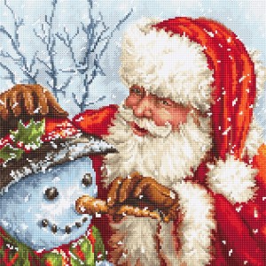 LetiStitch 919 Santa Claus and Snowman (Санта и снеговик)