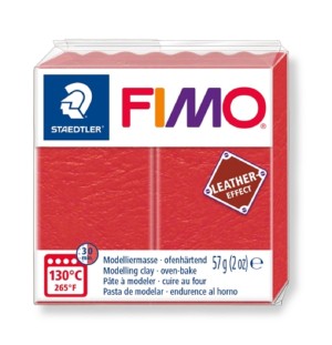 Fimo 8010-249 Полимерная глина "Leather-Effect" арбуз