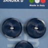 Sandra CARD109 Пуговицы, темно-синий