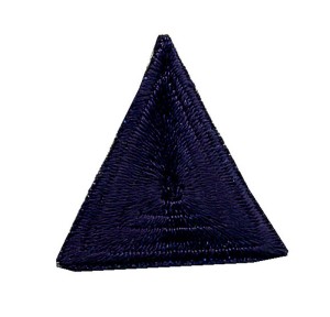 HKM 23525/1SB Термоаппликация "Треугольник темно-синий"