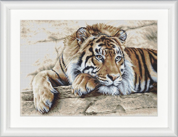 Набор для вышивания Thea Gouverneur 579A Tiger (Тигр)