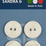 Sandra CARD011 Пуговицы, белый
