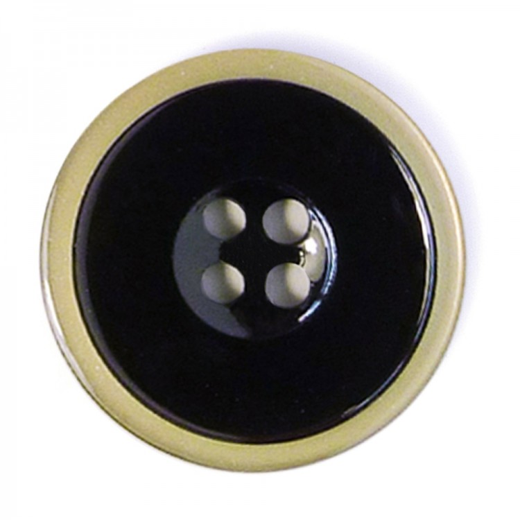 Disboton 14940-20-00002/3 Пуговицы Elegant, черный с золотом