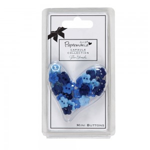 Docrafts PMA354221 Набор мини-пуговиц "Цветы" Burleigh Blue