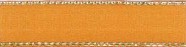 SAFISA 25190-07мм-54 Лента атласная с люрексным кантом по краям, ширина 7 мм, цвет 54 - золотистый