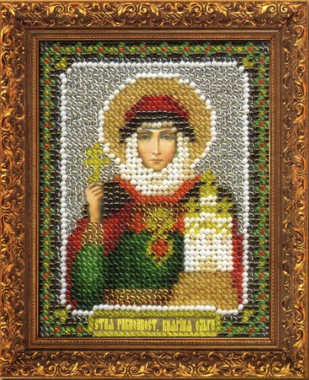 Набор для вышивания Панна CM-1304 (ЦМ-1304) Икона Святой равноапостольной Княгини Ольги