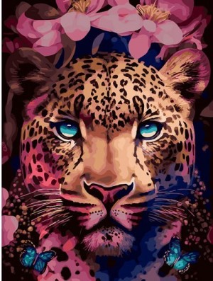Белоснежка 496-AS Цветочный леопард