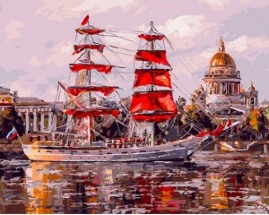 Белоснежка 450-ART Санкт-Петербург. Нева. Алые паруса