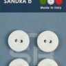 Sandra CARD014 Пуговицы, белый