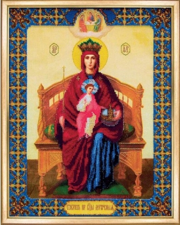 Набор для вышивания Чаривна Мить Б-1067 Икона Пресвятой Богородицы Державная