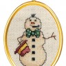 Набор для вышивания Janlynn 021-1793 Снеговик с сигареткой