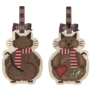 Le Bonheur des Dames 2738 Елочная игрушка "Chat Noel" (Рождественский Кот)