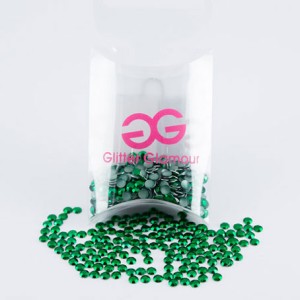 Glitter Glamour 50.0078 Термоклеевые украшения для декора "Rhinestuds Green"