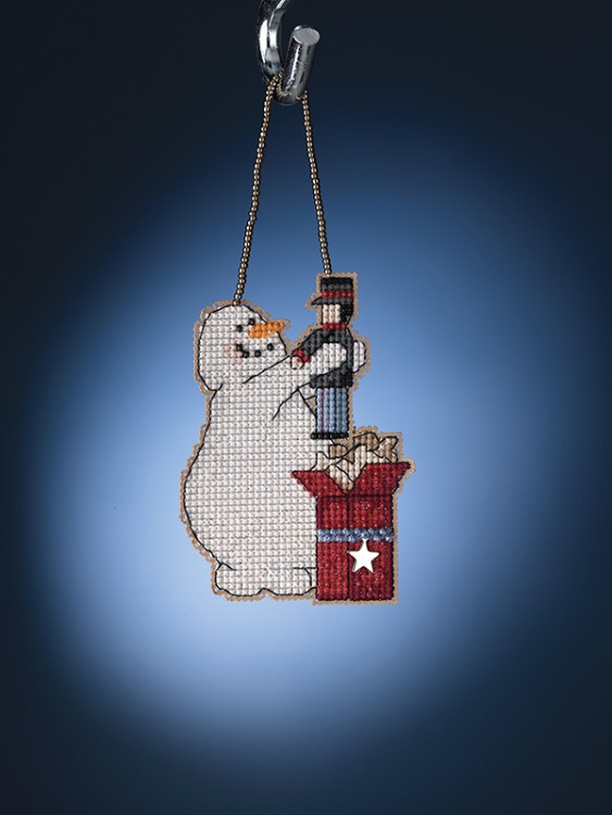 Набор для вышивания Mill Hill MH162131 Wishing Snowman (Снеговик с пожеланиями)