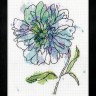 Набор для вышивания Design Works 2971 Голубой цветок