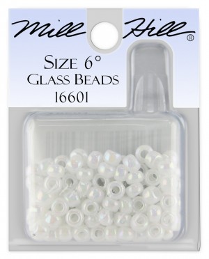 Mill Hill 16601 White Opal - Бисер Pony Beads