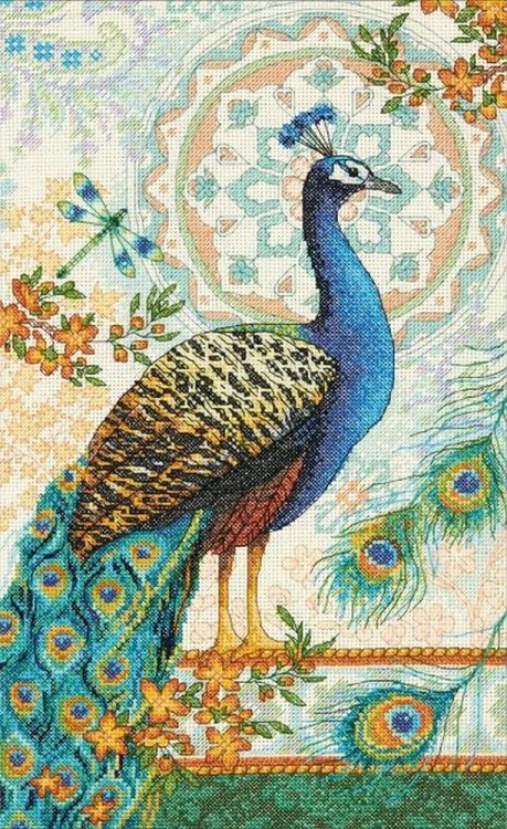 Набор для вышивания Dimensions 70-35339 Royal Peacock
