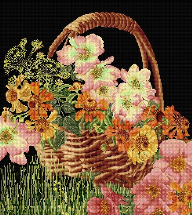 Набор для вышивания Thea Gouverneur 3064.05 Flower Basket