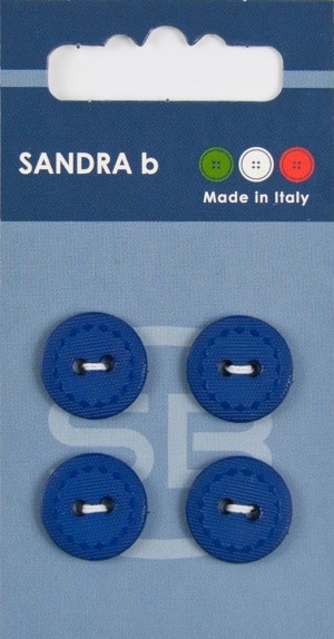 Sandra CARD118 Пуговицы, королевский синий