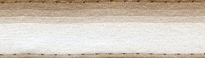 SAFISA 25167-38мм-01 Лента органза с рисунком с проволокой по краю, ширина 38 мм, цвет бежевый