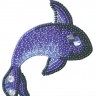 Набор для вышивания Нова Слобода РВ2119 Подвеска "Синий кит"