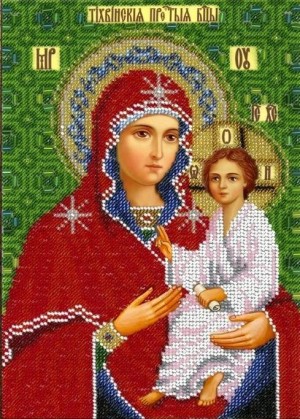 Вышиваем бисером L-147 Богородица Тихвинская