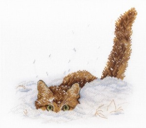 М.П.Студия НВ-557 Кот в снегу