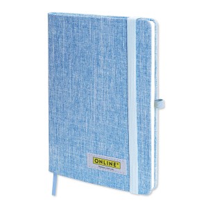 Online 04071/6 Скетчбук "Bullet Journal" с разметкой, дизайн обложки с голубой текстурой