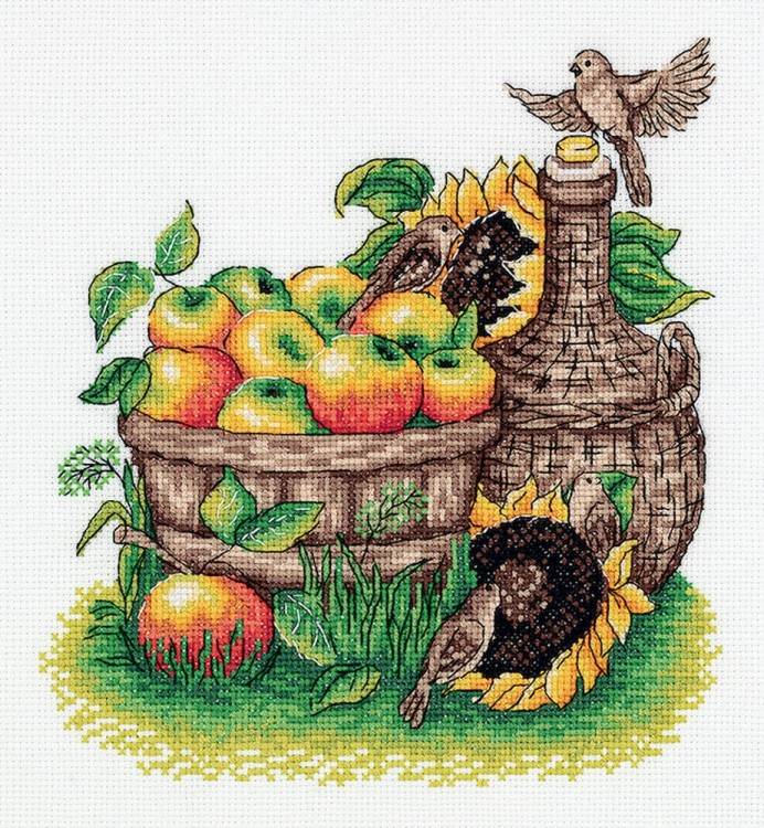 Набор для вышивания Кларт 8-344 Урожай яблок