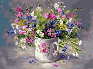 Белоснежка 1133-AS Полевые цветы в чашке