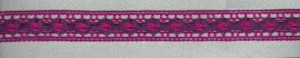 IEMESA 3682/25 Мерсеризованное хлопковое кружево, ширина 20 мм, цвет фуксия