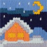 Набор для вышивания Кларт 8-486 Детские истории. Зимняя ночь