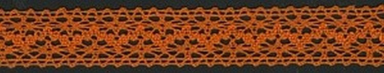 IEMESA 3037/17 Мерсеризованное хлопковое кружево, ширина 20 мм, цвет оранжевый