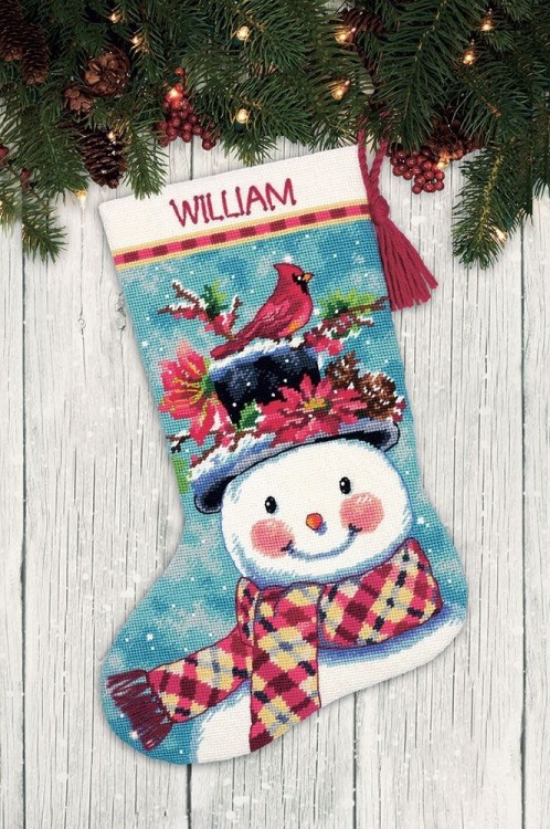 Набор для вышивания Dimensions 71-09159 Seasonal Snowman Stocking