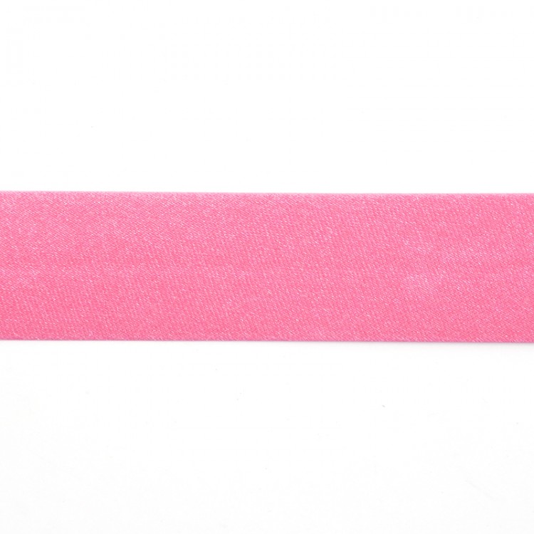SAFISA 6260-20мм-142 Косая бейка атласная, ширина 20 мм, цвет 142 - ярко-розовый