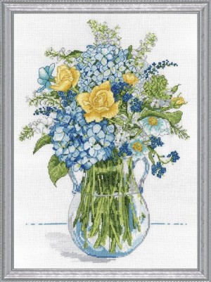Design Works 2866 Blue & Yellow Floral