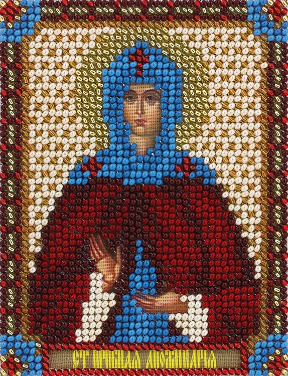 Набор для вышивания Панна CM-1483 (ЦМ-1483) Икона Святой Преподобной Аполлинарии