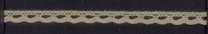 IEMESA 1689/K7 Мерсеризованное хлопковое кружево, ширина 10 мм, цвет темно-льняной