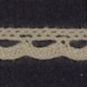 IEMESA 1689/K7 Мерсеризованное хлопковое кружево, ширина 10 мм, цвет темно-льняной